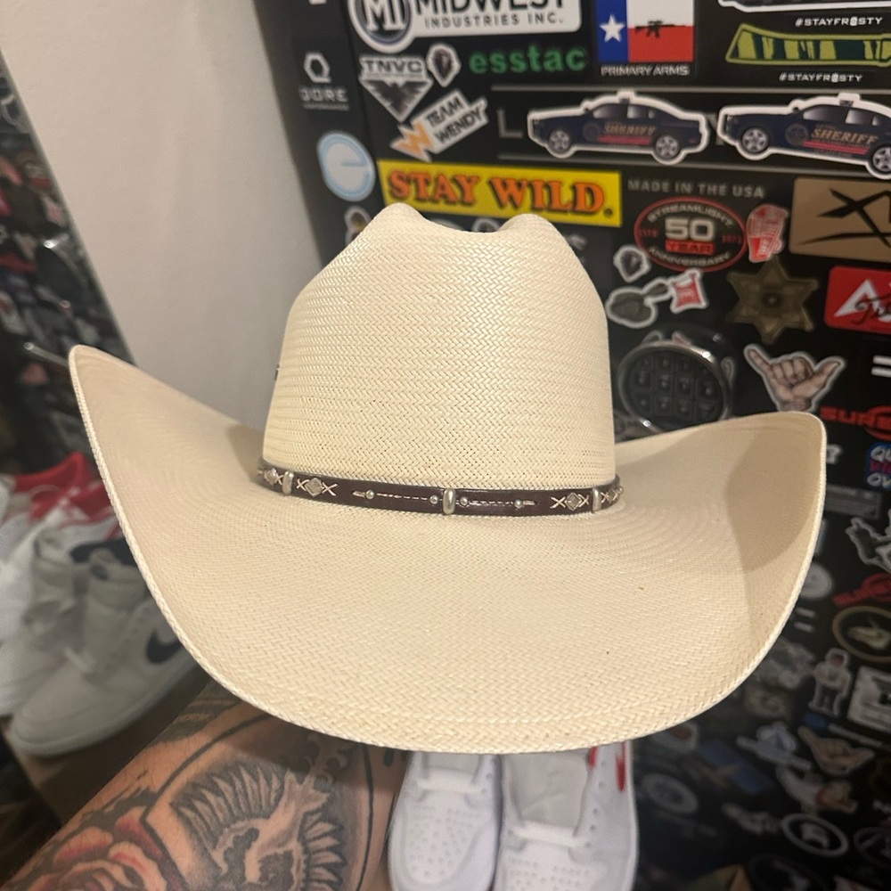 Resistol George Strait 10X straw cowboy hat